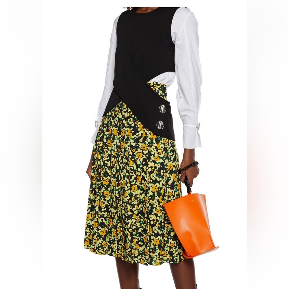 Proenza schouler pleated printed crepe midi skirt. Brand new!